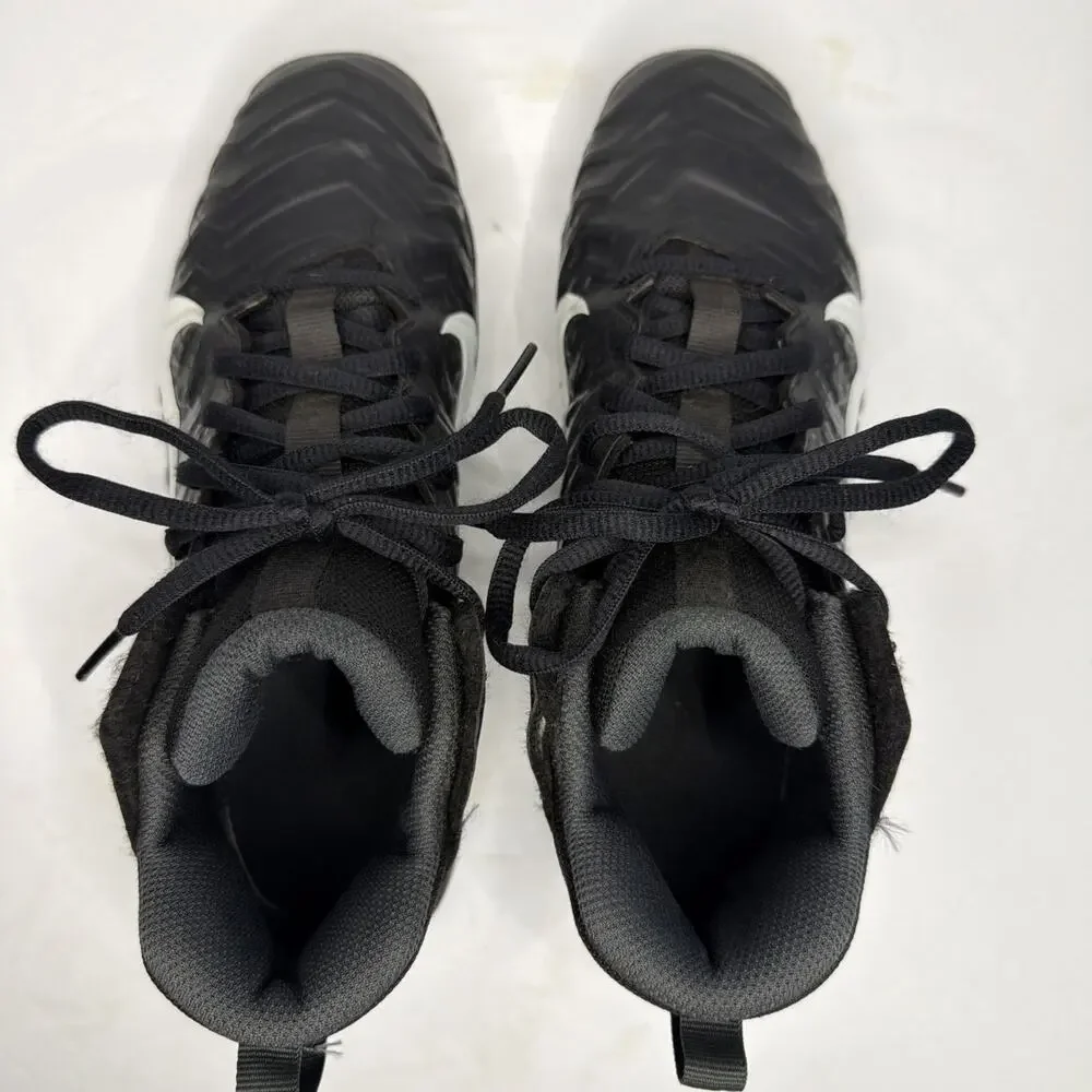 Nike Alpha Fastflex Football Cleats Black Youth size 5Y